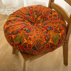 Bohemian Embroidered Floor Cushion — alternate angle view