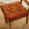 Bohemian Embroidered Floor Cushion — product close-up