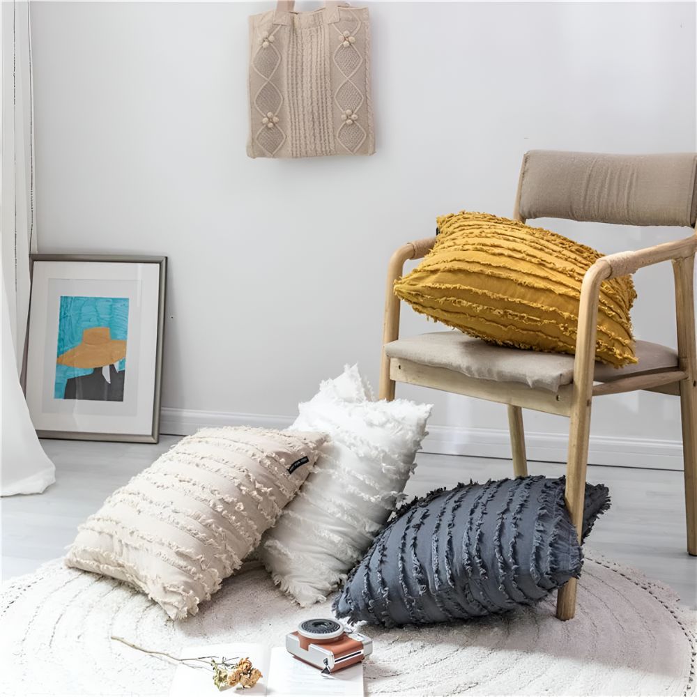 Bohemian Fringe Cushion Cover — main product photo