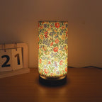 Botanical Floral Fabric Lighting Table Lamp — product detail view
