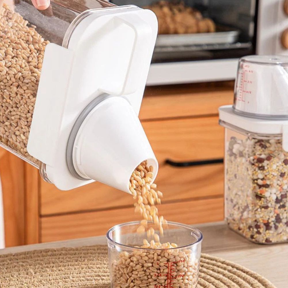 Clear Cereal and Grain Organiser — product feature detail