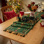 Tapestry Botanical Holiday Table Runner — product detail view