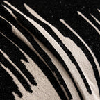 Brushstroke Vertical Pattern Chenille Sofa Cover — product feature detail