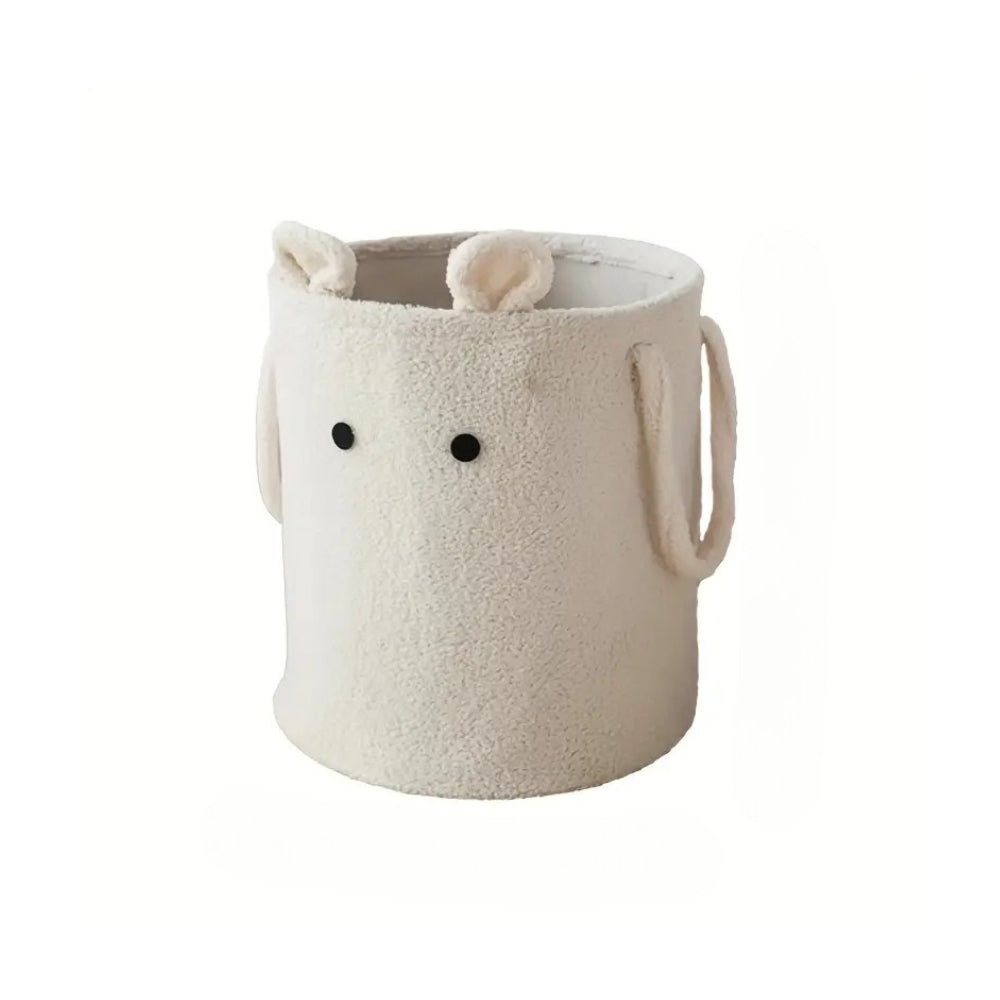 Bubbi Cute Lamb Laundry Storage Bin — alternate angle view