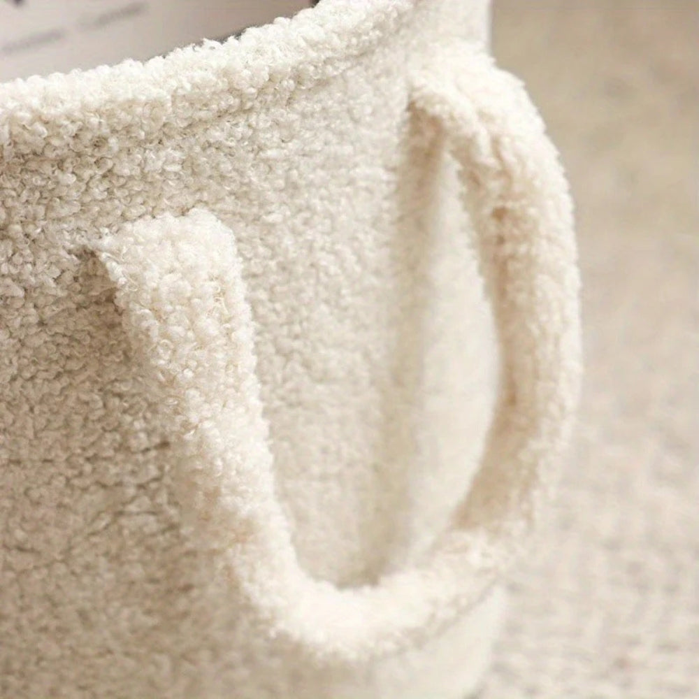 Bubbi Cute Lamb Laundry Storage Bin — lifestyle shot
