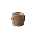 Bubbi Cute Lamb Laundry Storage Bin — material texture close-up