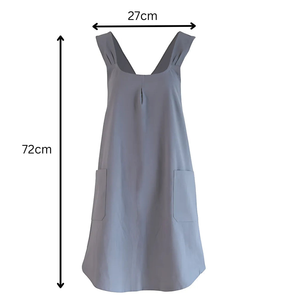 Nari Korean-Inspired Cross-Back Apron — alternate angle view