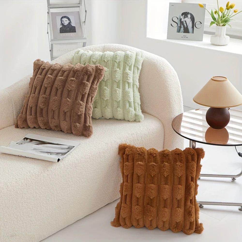 Calm Weave Plush Cushion Cover — main product photo