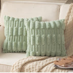 Calm Weave Plush Cushion Cover — alternate angle view