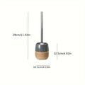 Elegant Bathroom Toilet Brush & Holder Set — additional view