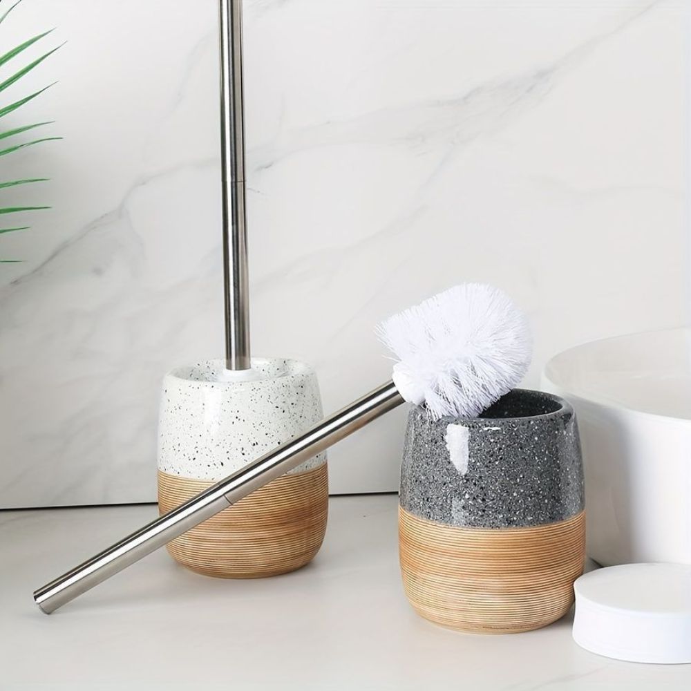 Elegant Bathroom Toilet Brush & Holder Set — main product photo
