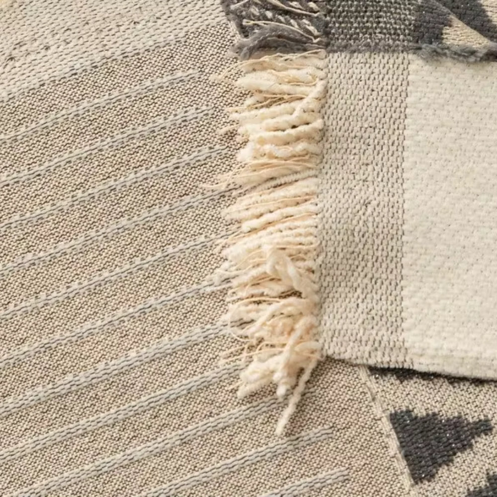 Chevron Pattern Chenille Sofa Cover — product feature detail