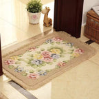 Classic Floral Bloom Bath Mat — alternate angle view
