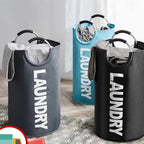 Collapsible Oxford Cloth Laundry Basket — product in use