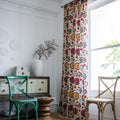 Boho Colour Wheel Bloom Tassel Curtain — main product photo