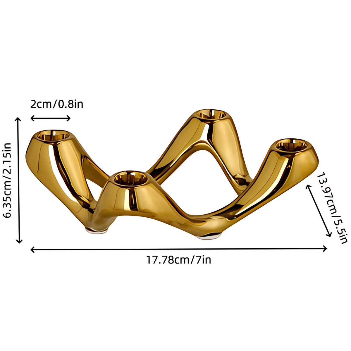 Cosmic Ripple Candle Holder — product feature detail