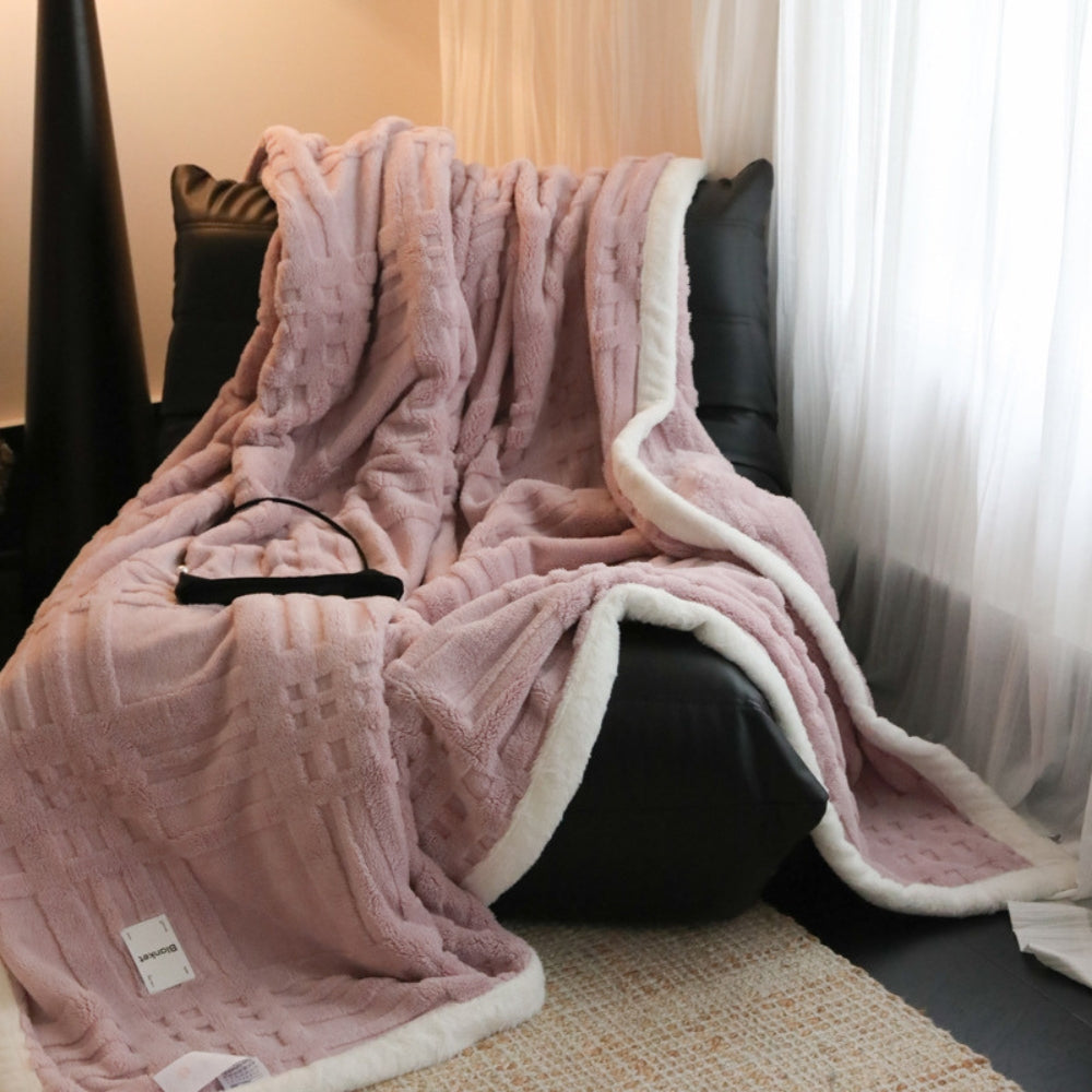 Cosmo Fluffy Winter Three-Dimensional Warm Blanket — main product photo