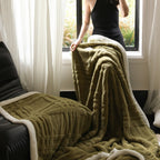 Cosmo Fluffy Winter Three-Dimensional Warm Blanket — product detail view