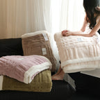Cosmo Fluffy Winter Three-Dimensional Warm Blanket — size and scale reference