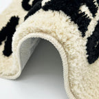 Aesthetic Fluffy Bath Mat Room Decor — lifestyle shot