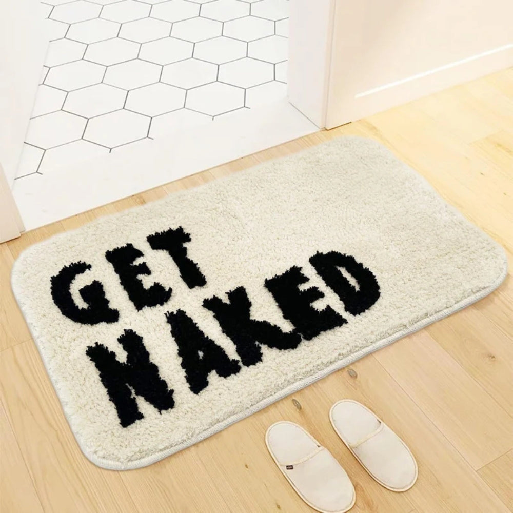 Aesthetic Fluffy Bath Mat Room Decor — product close-up