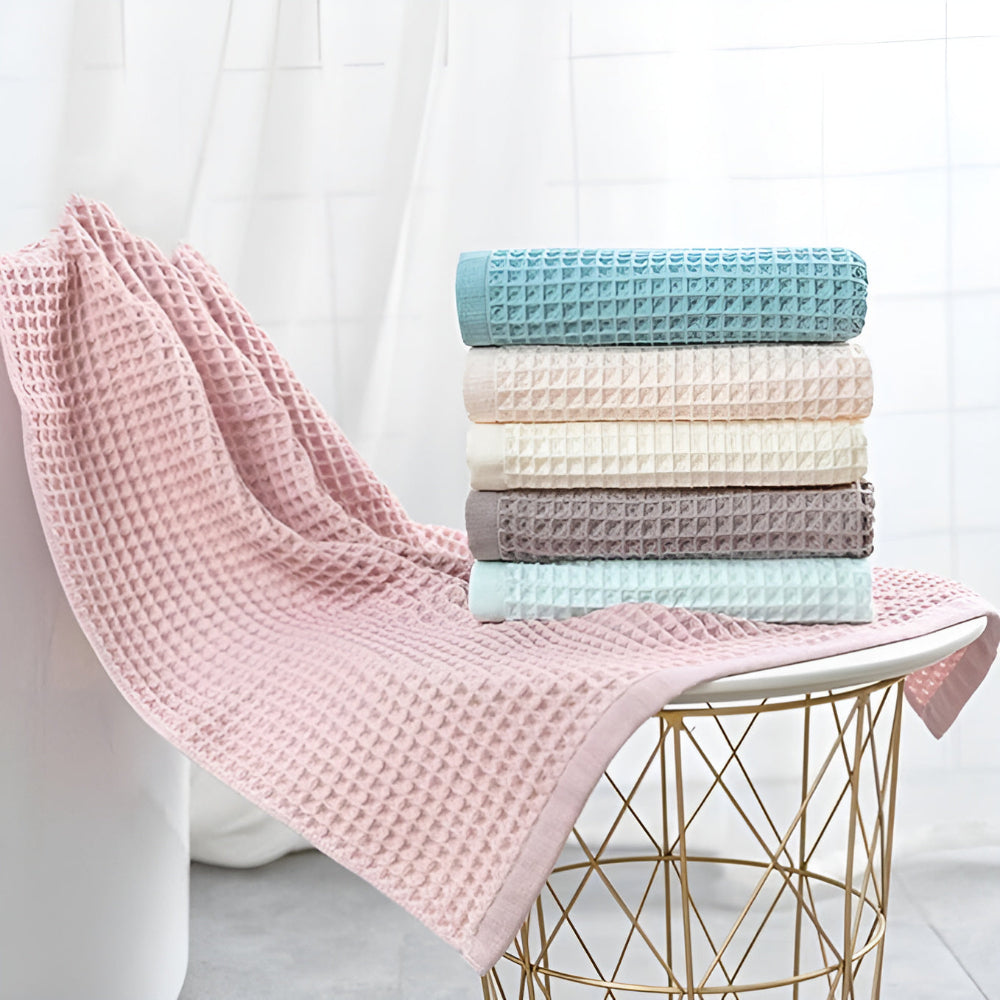 Soft Waffle Bliss Towel — product detail view