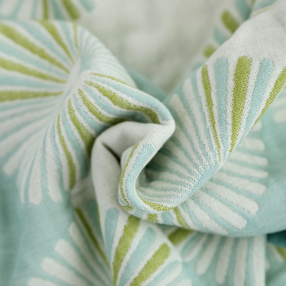 Dahlia Blossom Cotton Bath Towel — lifestyle shot