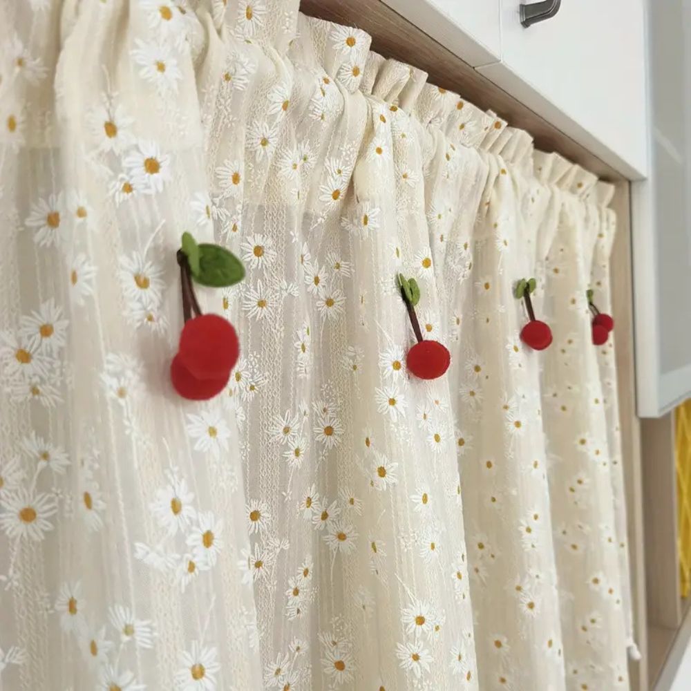 Daisy Breeze Cabinet Curtain — alternate angle view