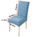 Daisy Stretch Dining Chair Cover — size and scale reference