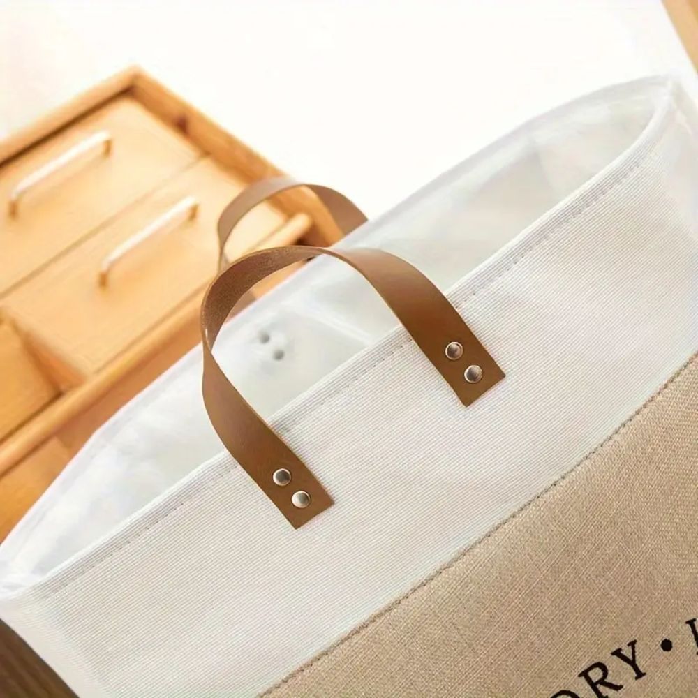 Deluxe Freestanding Laundry Basket — product feature detail
