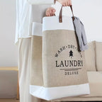 Deluxe Freestanding Laundry Basket — additional view