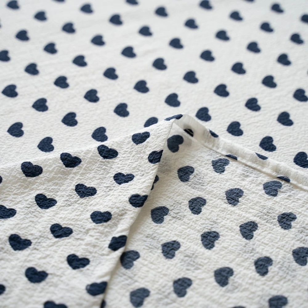 Dotted Heart Table Cloth — alternate angle view