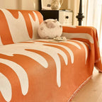 Dripping Colour Chenille Sofa Cover
