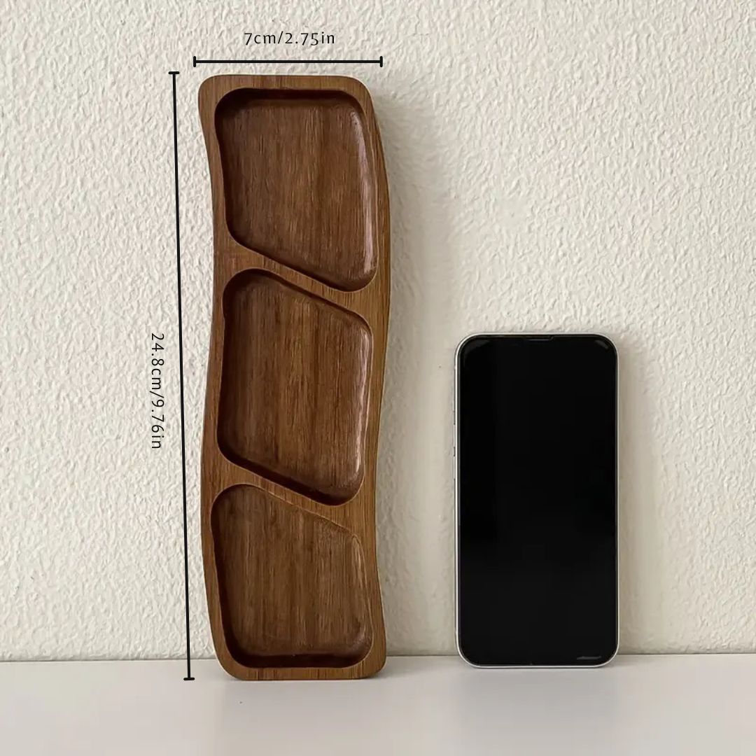 Earth Tone Appetiser Serving Tray — alternate angle view
