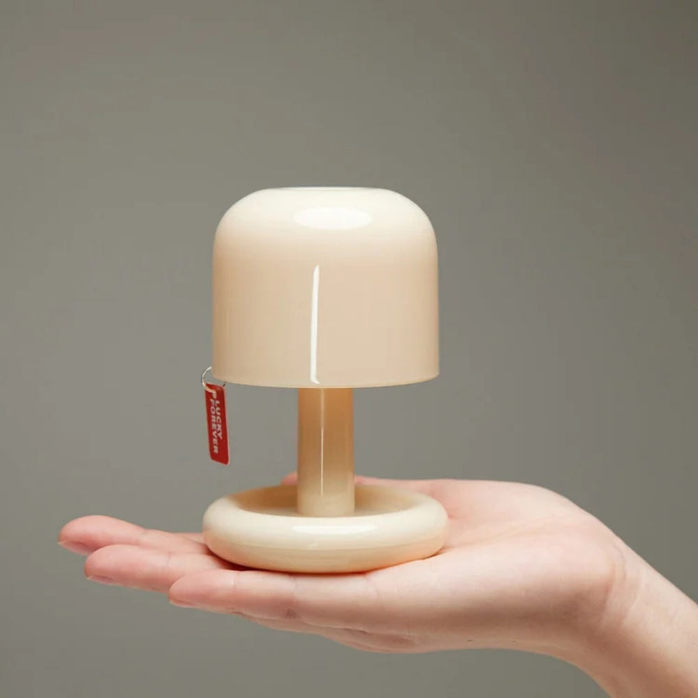 Lumia Mini Mushroom Table Lamp — product in use