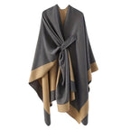 Emiree Stylish Draped Poncho — alternate angle view