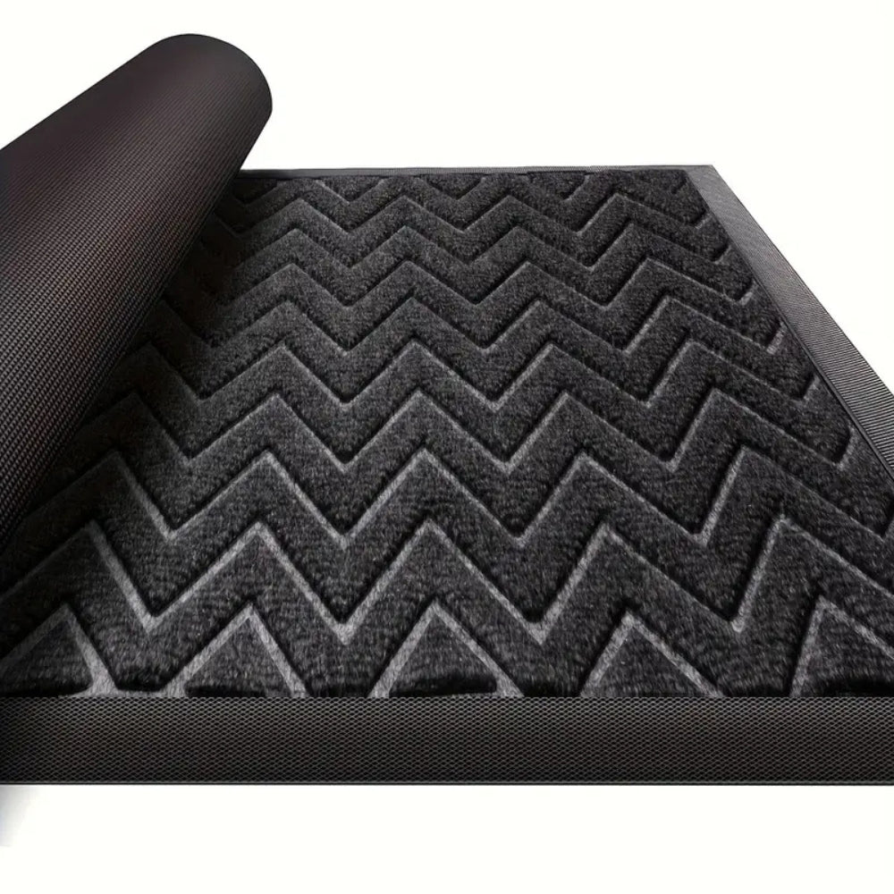 Chevron Pathway Heavy Duty Doormat — lifestyle shot