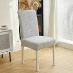 Evona Elegant Jacquard Chair Seat Slipcover — size and scale reference