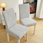 Evona Elegant Jacquard Chair Seat Slipcover — product close-up
