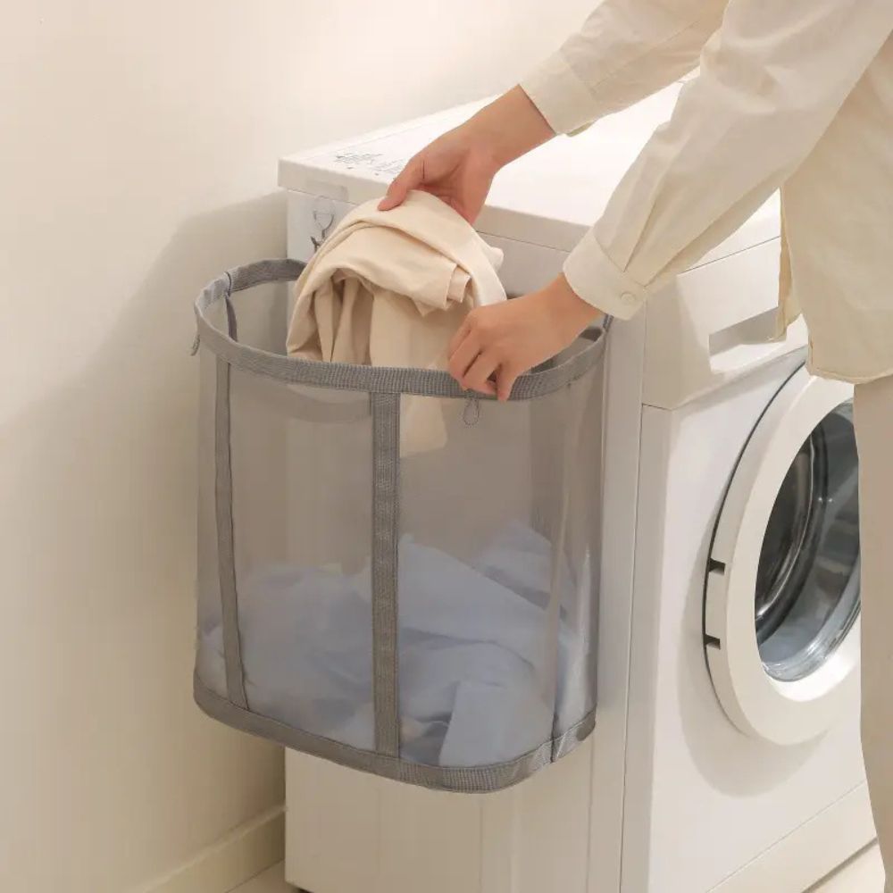 Foldable Mesh Laundry Basket — additional view