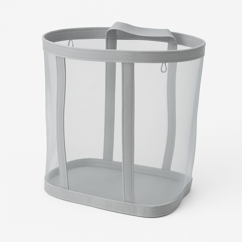Foldable Mesh Laundry Basket — alternate angle view