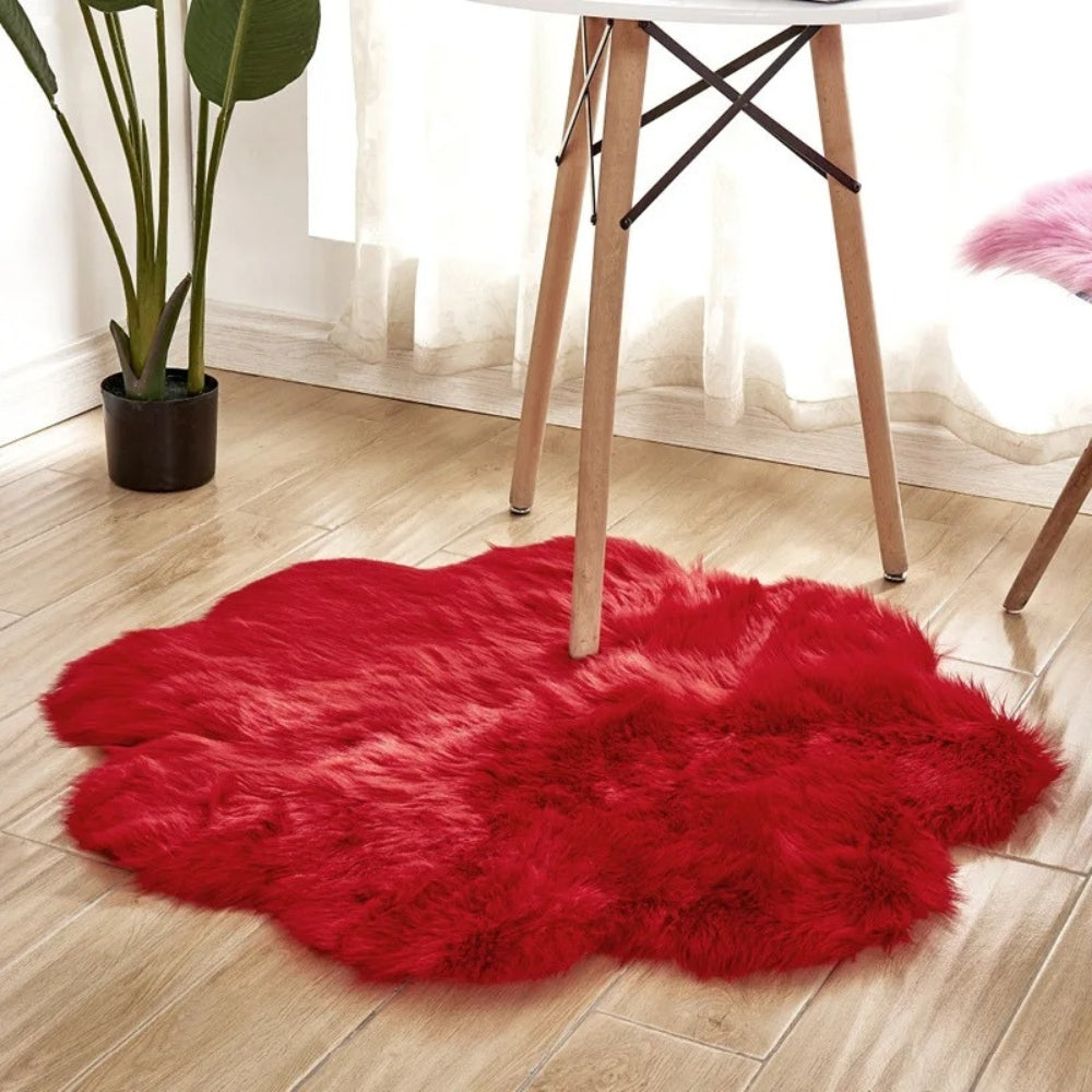 Furique Faux Fur Soft Floor Rug — product feature detail