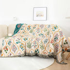 Garden Reverie Cotton Blanket — product detail view
