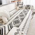 Geometric Boho Sofa Cover Throw — main product photo