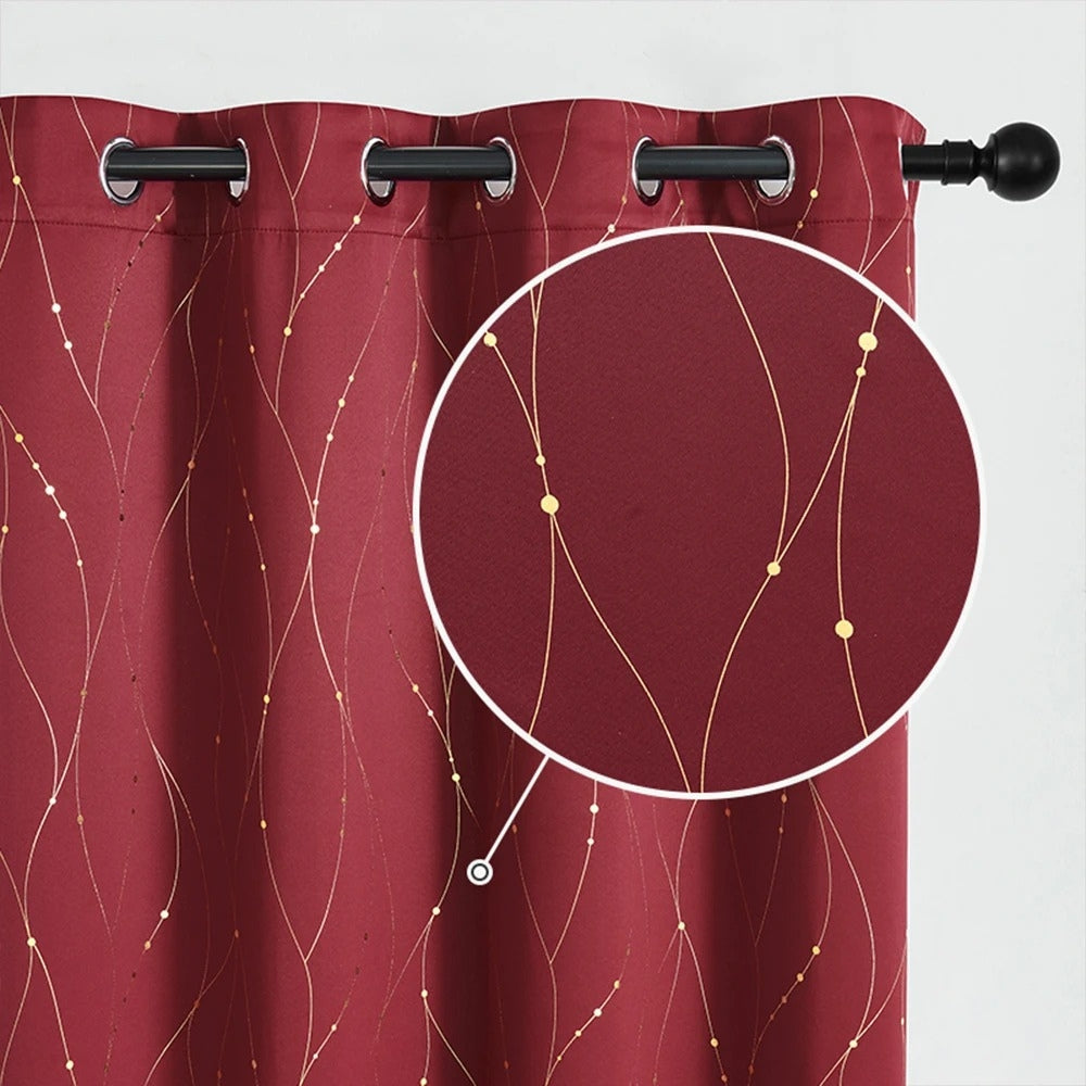 Gleam Chic Blackout Curtain — lifestyle shot