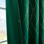 Gleam Chic Blackout Curtain — product in use