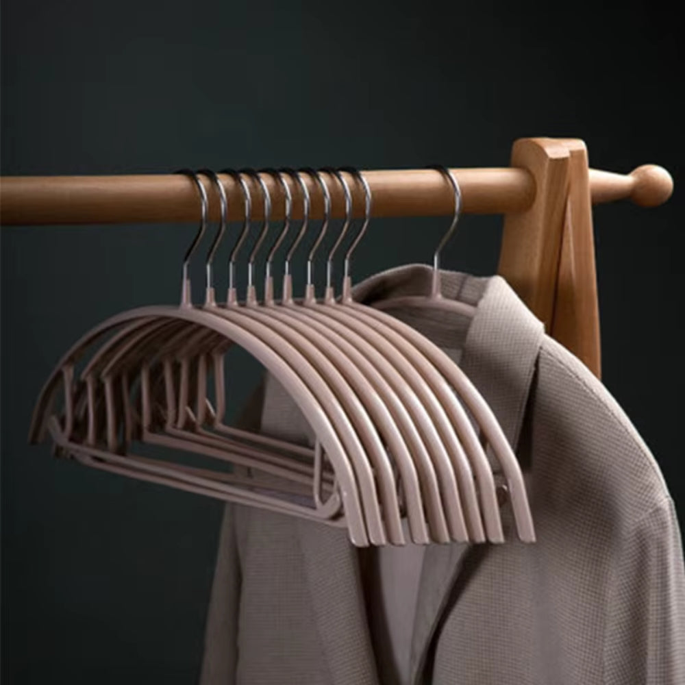 Glide Coat Clothes Hangers | 10 pcs Set — material texture close-up