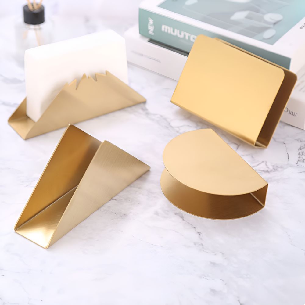 Gold Metallic Napkin Holder — main product photo
