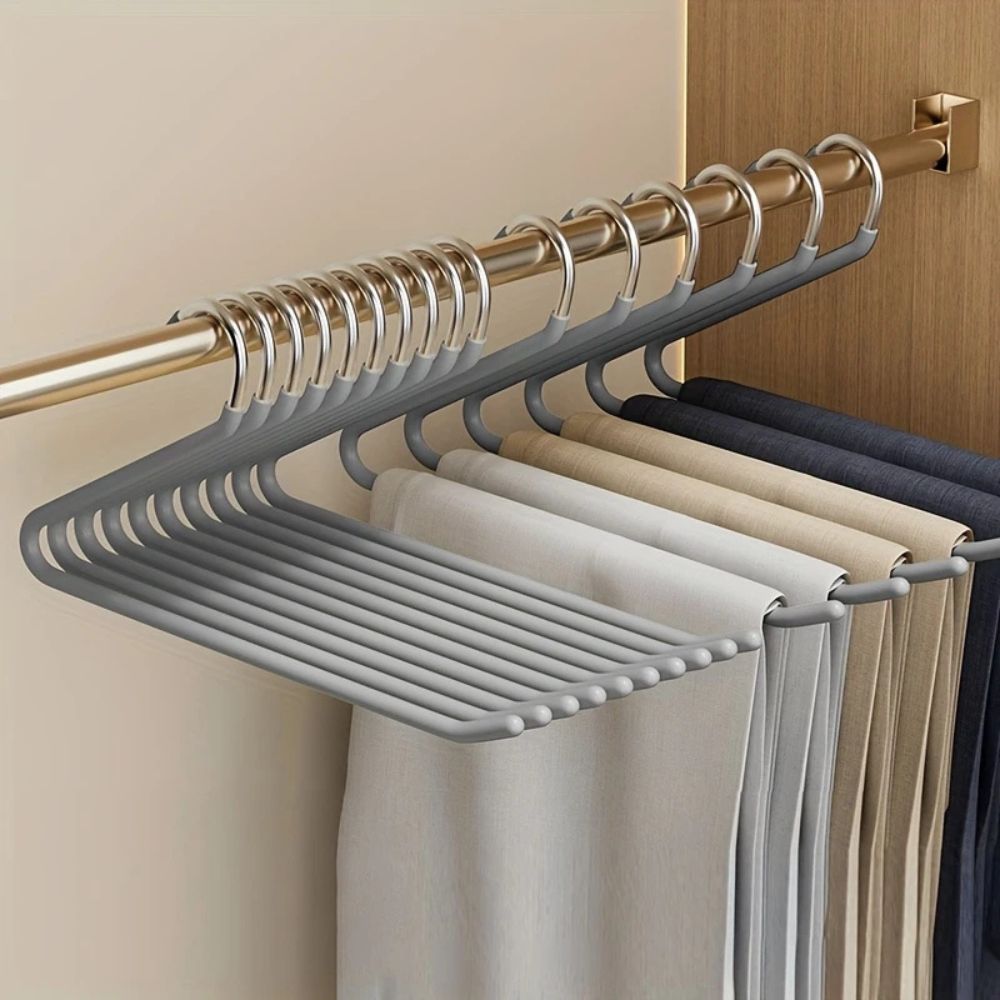 Goose Neck Z Pants Hanger | 10pcs — alternate angle view