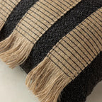 Handwoven Bohemian Stripe Cushion Cover — product close-up